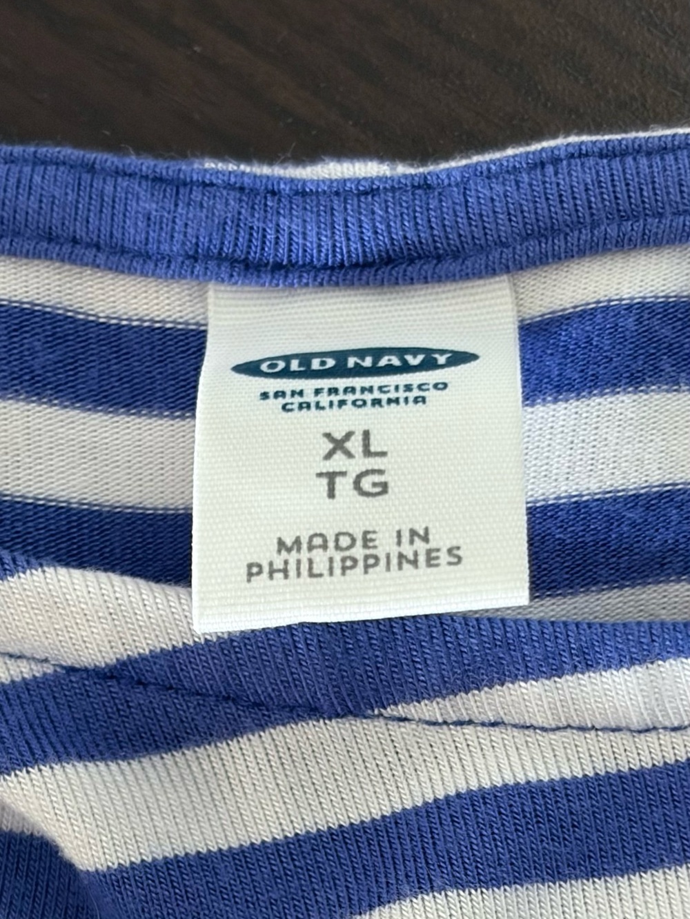 Old Navy Blue and White Striped Tank Dress - Picture 5 of 5